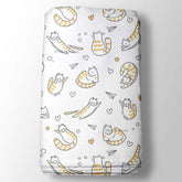 Snow White & Dancing Cat Pattern Kid's Printed Fabric